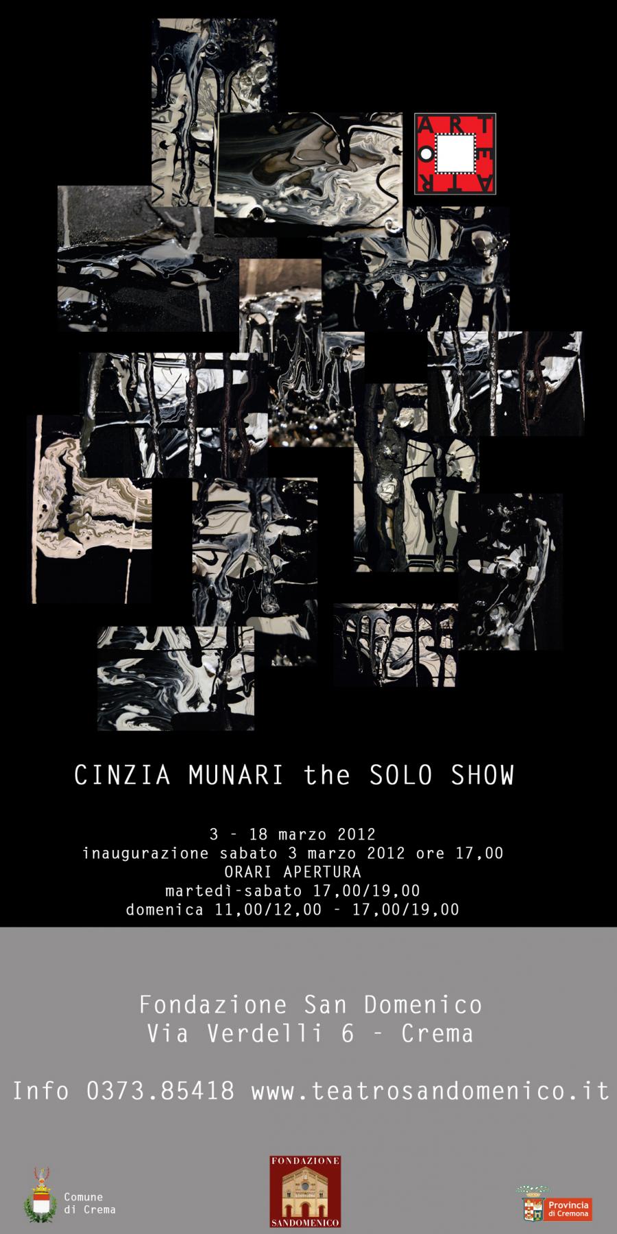 CINZIA MUNARI the SOLO SHOW