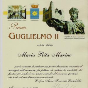 Premio Trofeo Guglielmo II conferito dalla città di Monreale (PA)