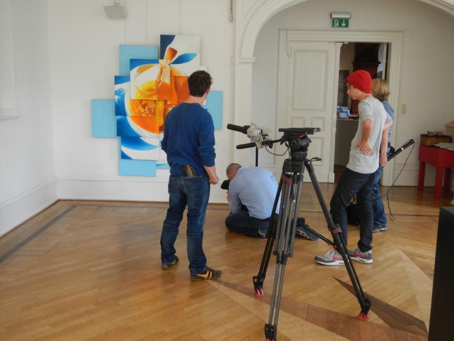 TV-Team (NDR, Kulturtipps) filming 