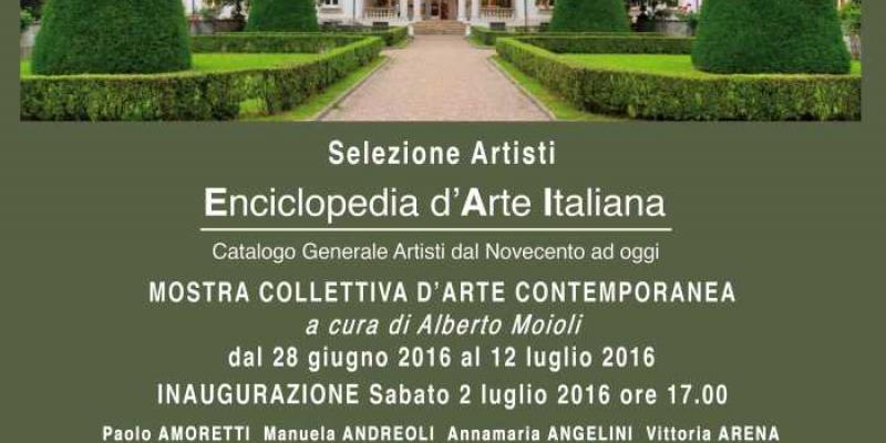 Artists at the Museum of Villa Clerici