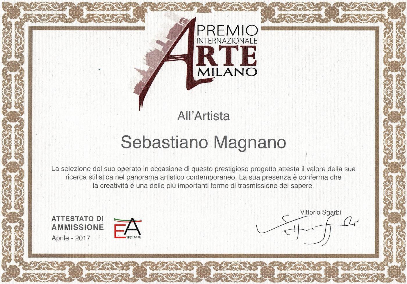 PREMIO INTERNAZIONALE ARTE MILANO