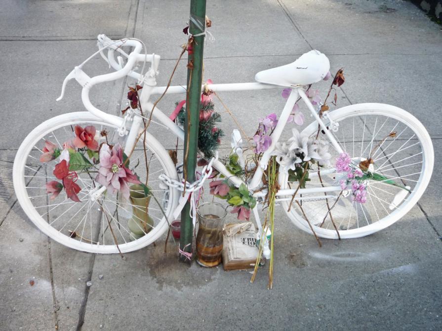 white bike