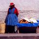 Cusco 1989 La venditrice di agrumi