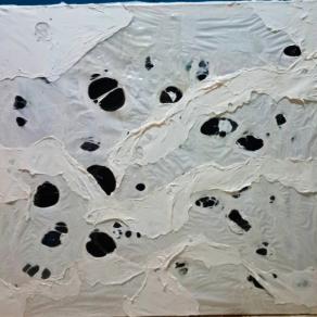 Holes on white