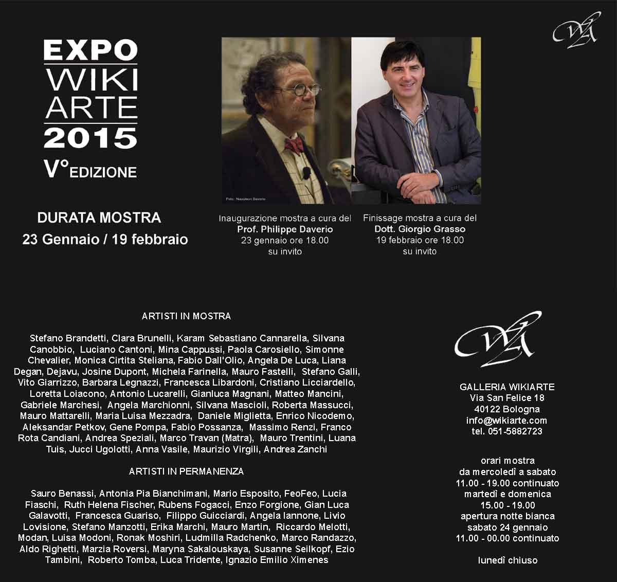 Bologna Expo 2015 presentation by Prof. Philippe Daverio and finissageby Dr. Giorgio Grasso