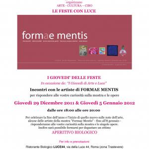 Incontri con le artiste di "Formae mentis"