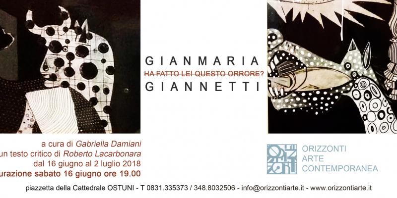 Gianmaria Giannetti. Ha fatto lei questo orrore?