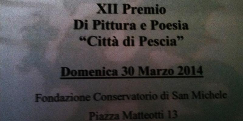 XII Prize of Painting and Poetry town of Pescia