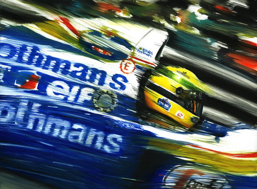 Ayrton Senna Williams Renault FW16, Imola, San Marino Grand Prix 1994