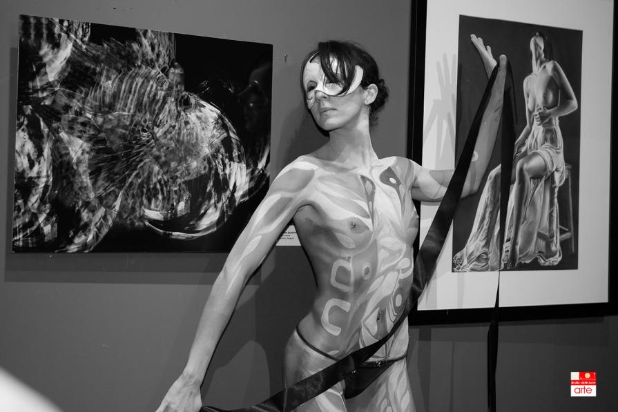 MASSIMO NARDI Primo classificato al Premio Nazionale d’Arte citta di Novara per la PERFORMANCE DI BODY PAINTING mutamenti 