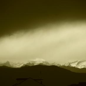 landscape in shadow