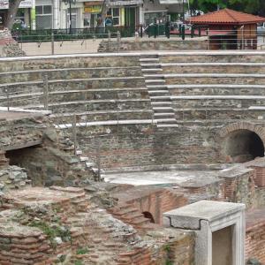 Greece. Thessaloniki. On the Egnatia road yet everything flows from thousands