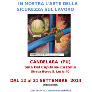 IV mostra del Concorso  "Dipingere la sicurezza sul Lavoro"  progetto INAIL 2013/14