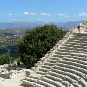 Italy. Sicily, Trapani blue salt