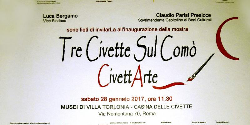 Tre civette sul comò