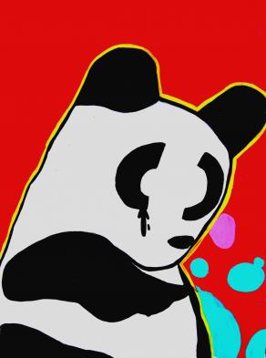 panda triste