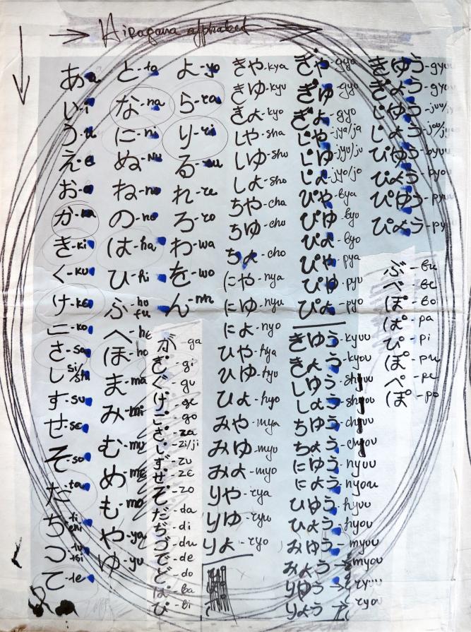 Work in Progress: SAISEI - Page of the folding book