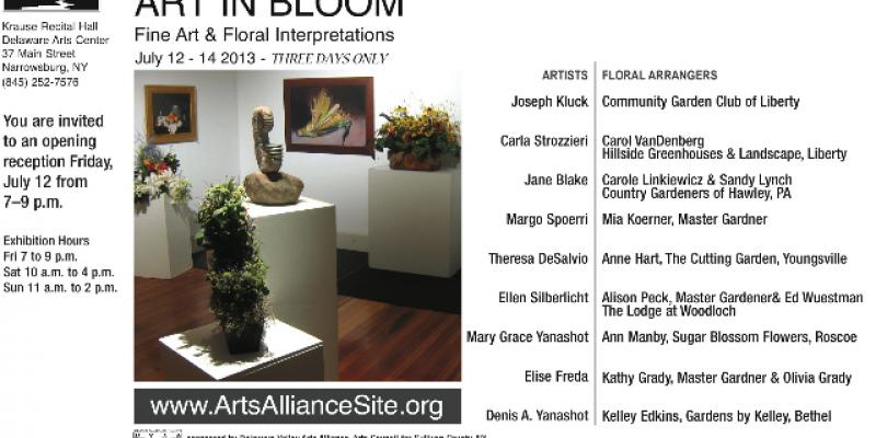 Carla Strozzieri Participates in Art in Bloom curated art show