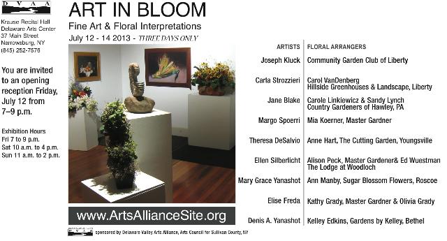 Carla Strozzieri Participates in Art in Bloom curated art show