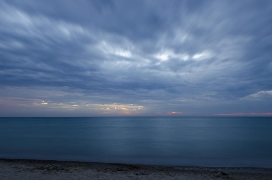 Lake Michigan: passing of time. #4228