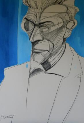 Portrait of Samuel Beckett