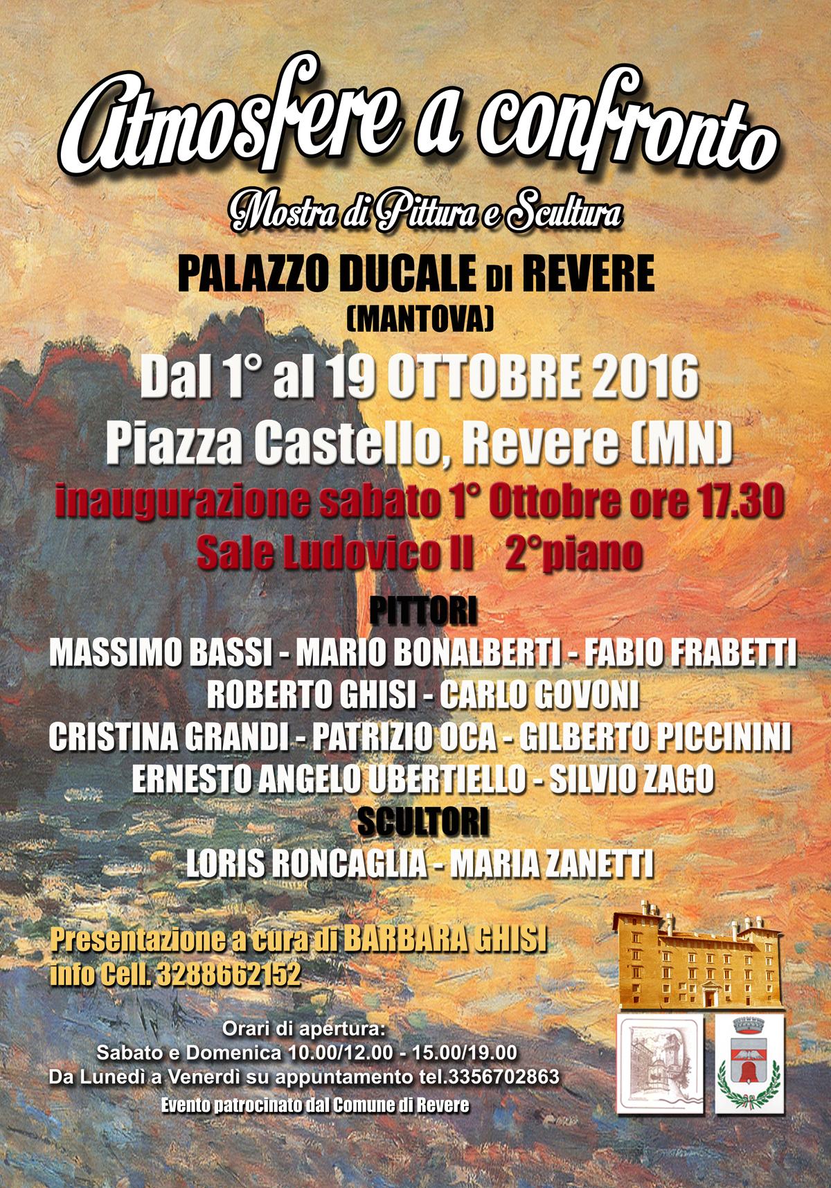 ATMOSFERE A CONFRONTO mostra sul paesaggio a Revere