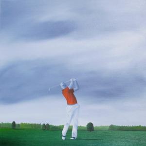 Mostra opere pittoriche Golf di Carlo Trevisan