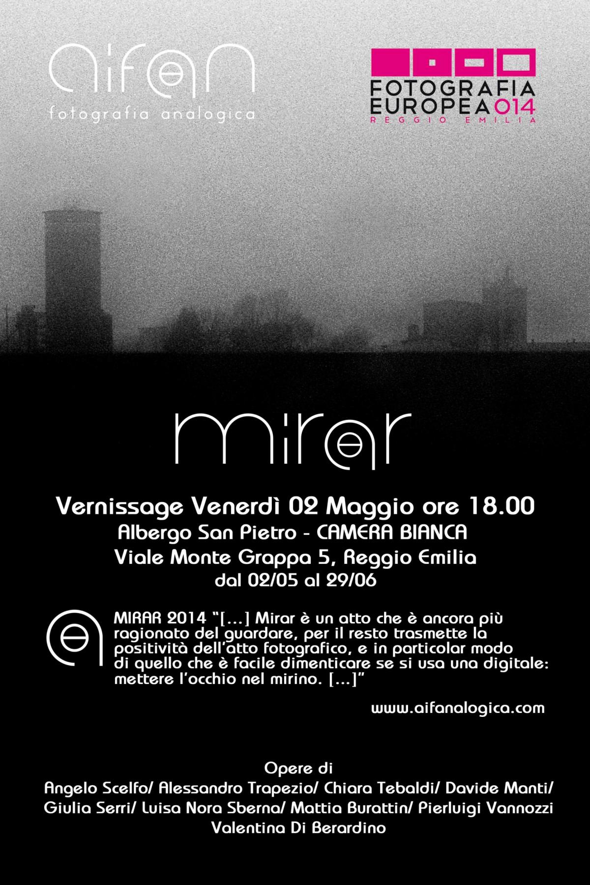 MIRAR 2014 PROROGATA FINO AL 27 LUGLIO 2014 - mostra fotografica collettiva AIFAN (Associazione Italiana Fotografia Analogica)