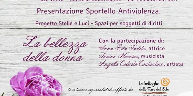 Esposizione personale "La bellezza della Donna" - Presentazione Sportello Anti-Violenza per le Donne