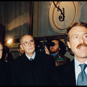 Giorgio Napolitano, Carlo Azeglio Ciampi, Augusto De Luca.