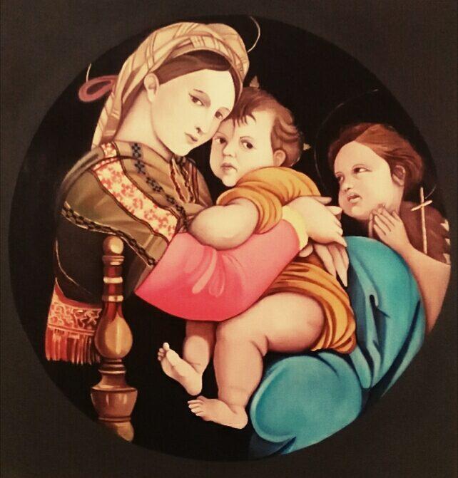 "Madonna della seggiola" di R. Sanzio (copia) 