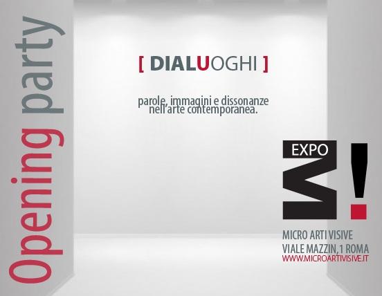 DIALUOGHI:  words, images and dissonance in contemporary art.