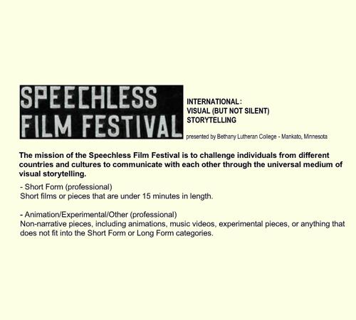 Speechless Film Festival 2013