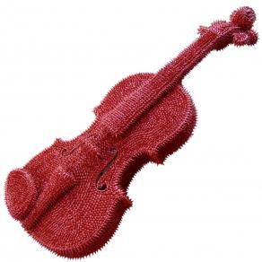 VIOLINO (silicone su oggetto dimensioni reali)