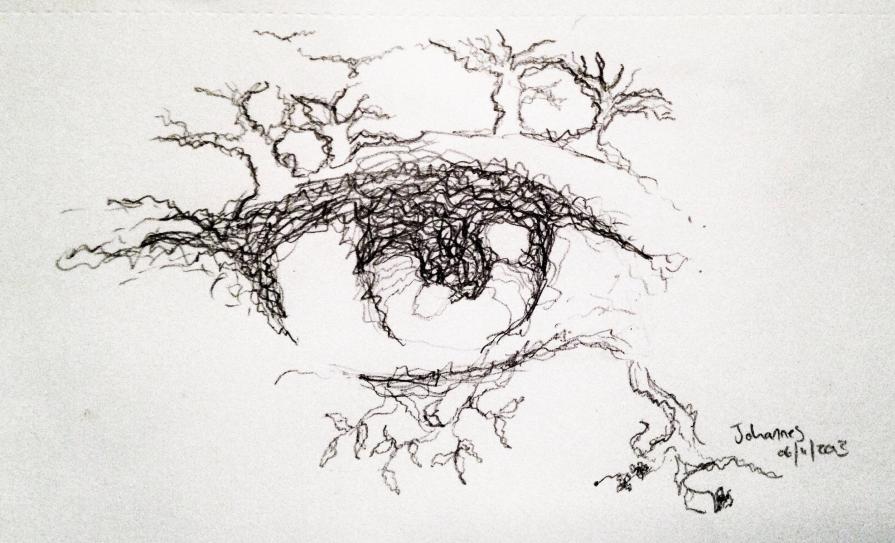 Eye with Trees