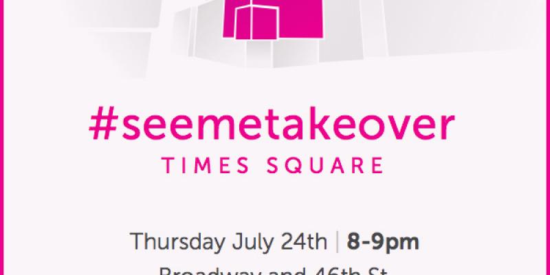 #seemetakeover TIMES SQUARE