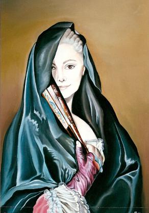 The Lady with Veil