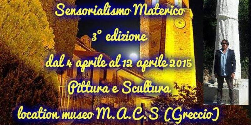 Mostra collettiva internazionale di pittura e scultura Museo Macs, Greccio .