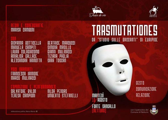 TRASMUTATIONES  -  Gesto, Comunicazione, Relazione - da "Studio sulle Baccanti" di Euripide