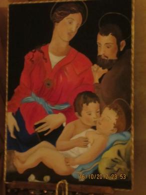 SACRA FAMIGLIA CON SAN GIOVANNINO