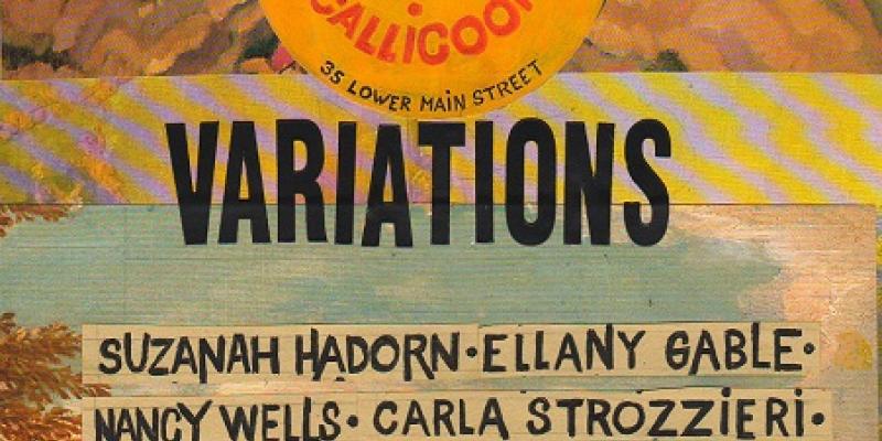 Carla Strozzieri is participating in the group art show "variations" at the Gallery Eva, in Calicoon, NY. 