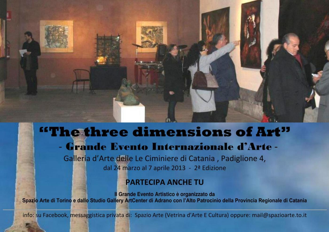 THE THREE DIMENSIONS OF ART 2013