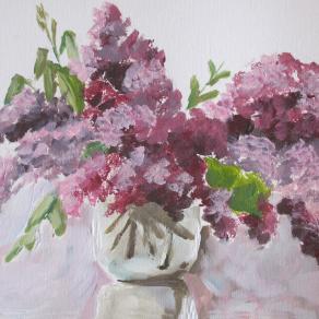 lilac in the jar