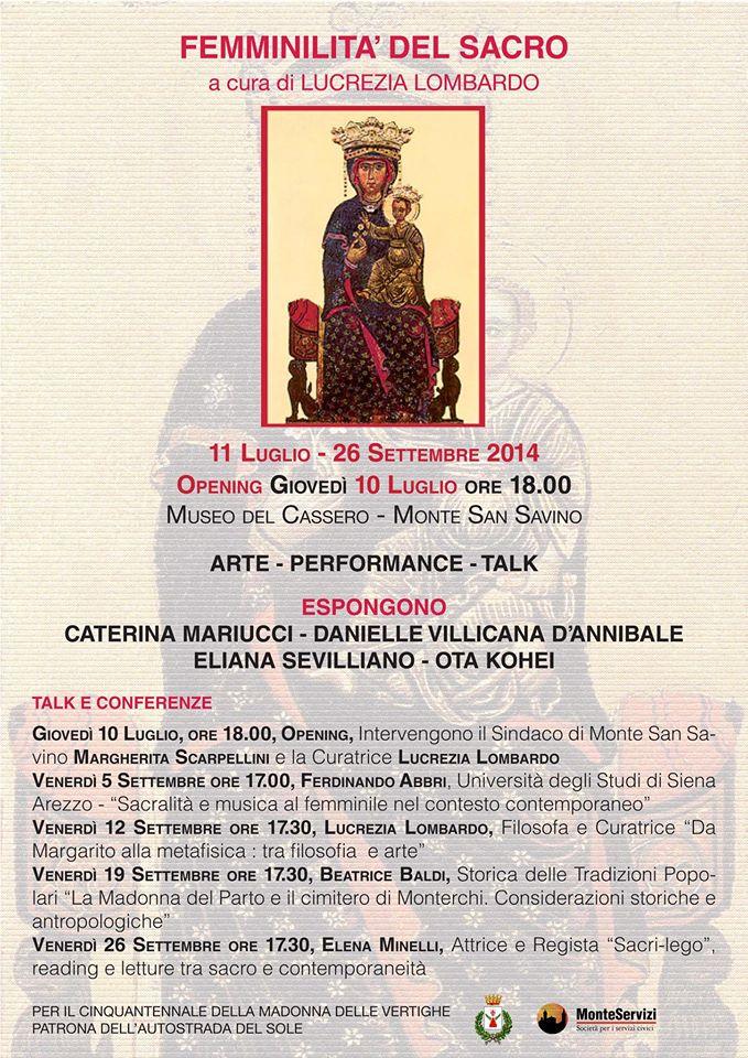 "Femininity of the Sacred" curated by Lucrezia Lombardo