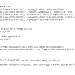 Invito alla Presentazione Programma 2012 da parte dell'Ass. Culturale M.G.C. 