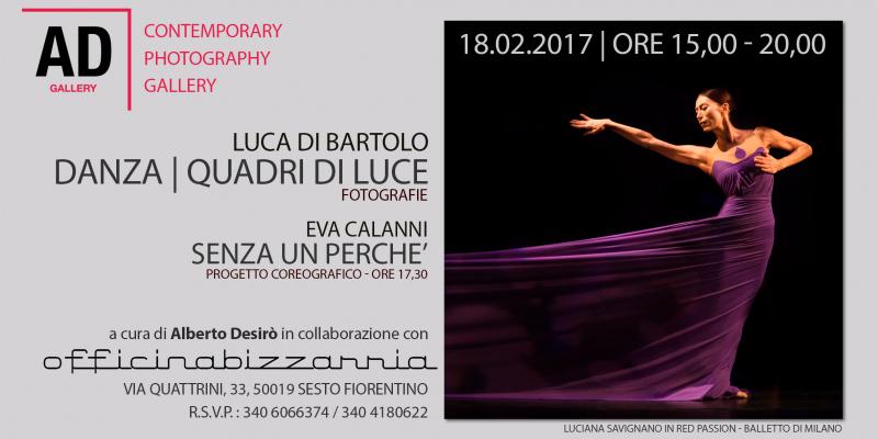 Danza | Quadri di luce - Luca Di Bartolo e Eva Calanni, a cura di Alberto Desirò