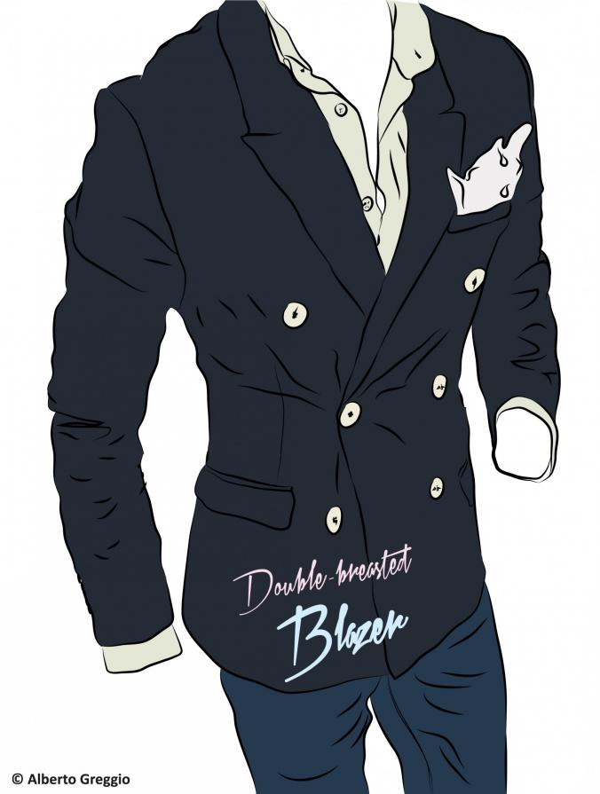 Clothing - Blazer, Computer drawning