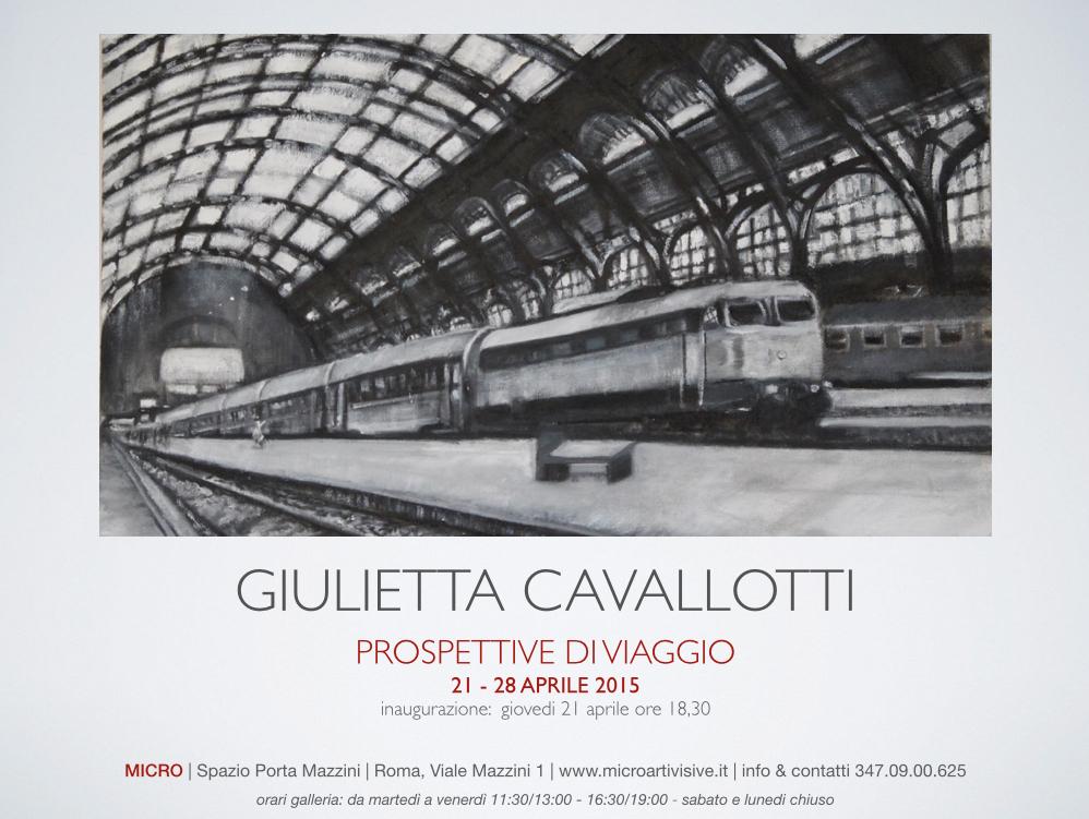 Al MICRO  Giulietta Cavallotti con "Prospettive di viaggio"