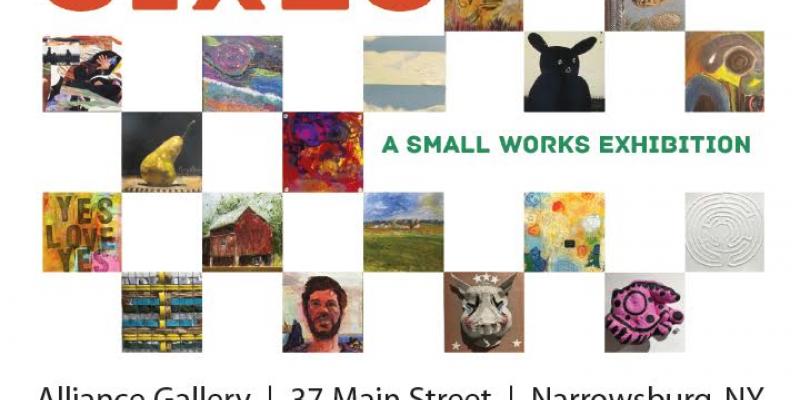 Carla Strozzieri joins distinguished artists in juried group show, in Narrowburg, NY "ART IN SIXES 2017"