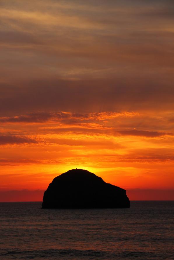 Sunset over Gull Rock